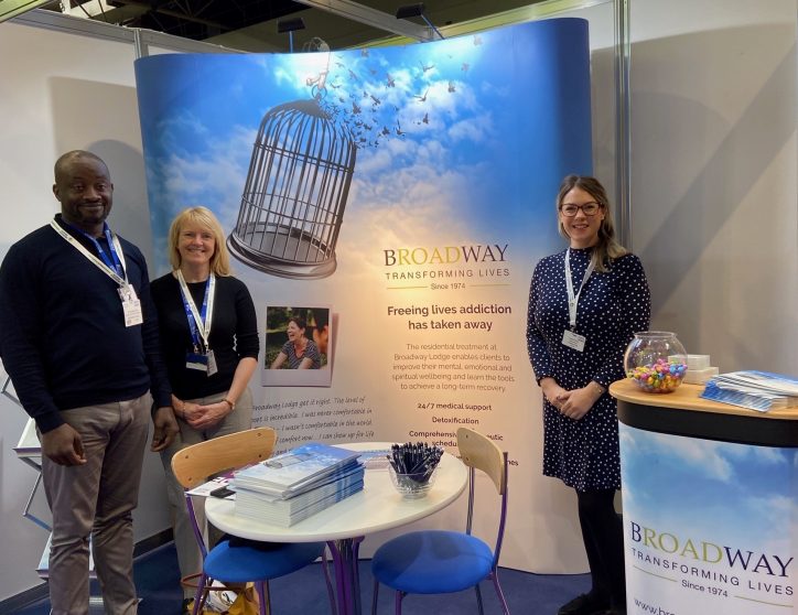 Event stand at Health & Wellbeing at Work 2020