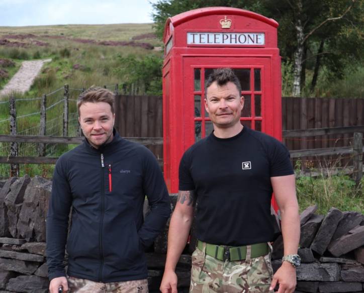 Former client Mark on the brecon beacons