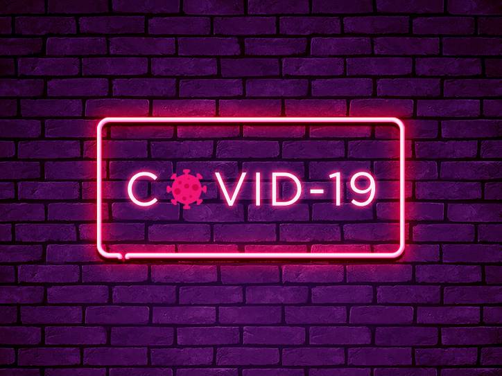 Covid 19 illuminated image