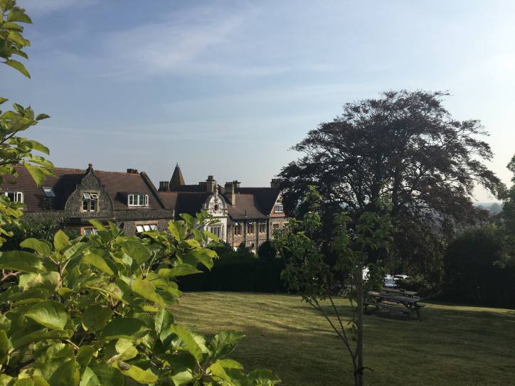 Sunny garden at Broadway Lodge
