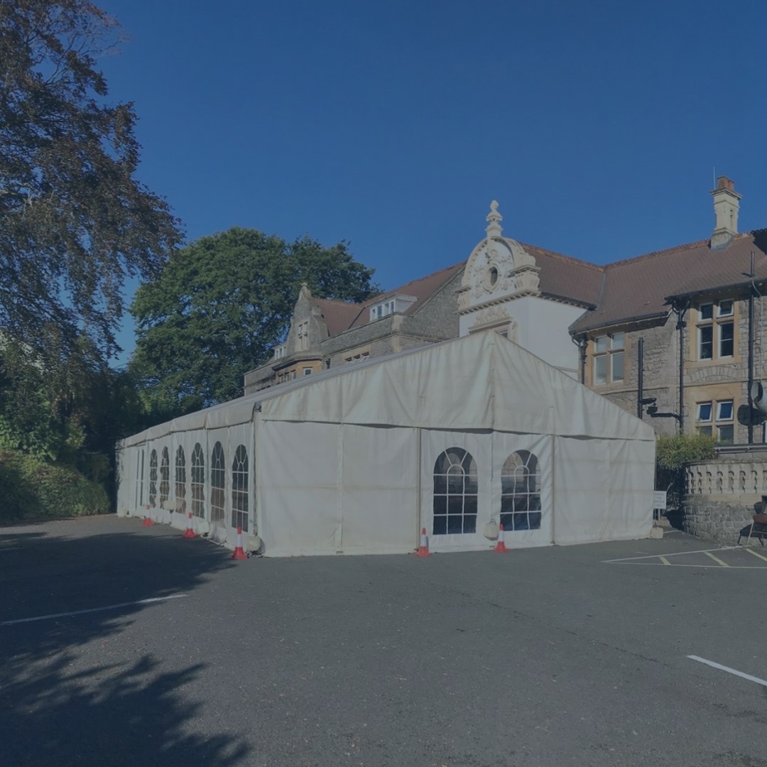 Marquee outside Broadway Lodge