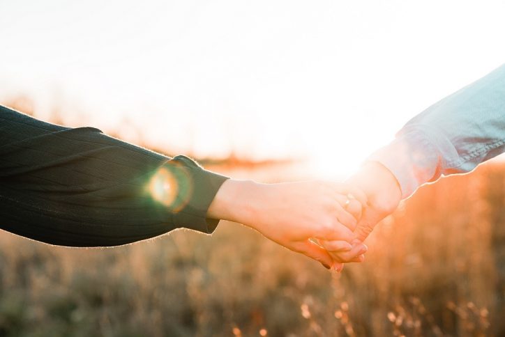 holding hands - Codependency treatment