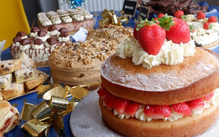 Broadway Lodge bake sale cakes